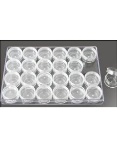 Plastic boxe cont. 24 boxes