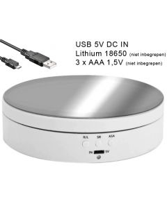 Draaiplateau Ø 135 mm. Wit