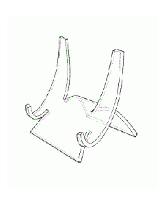 Display stand Chair model narrow size 4