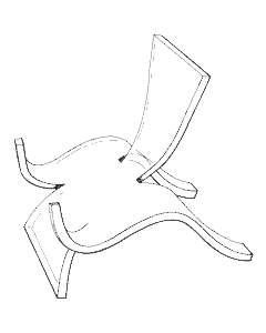 Chair stand wide, size 4