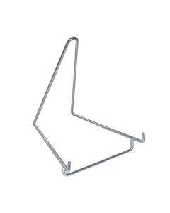 Chrome plated metal display stand 75x110x115 mm.