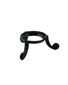 Small Sphere and Egg Stand Black