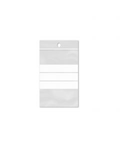 Zip Lock Bag With Writing Surface 60 x 80 mm.