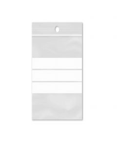 Zip Lock Bag With Writing Surface 80 x 120 mm.