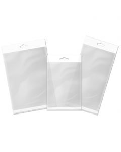 Header Bag with Euro Hole 100 x 150 mm.