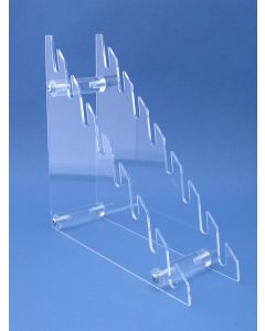 Acrylic glass display stair for flat objects