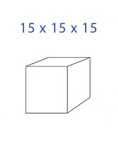 Acrylic Glass Cube 15 x 15 x 15 mm.