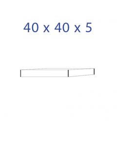 Acrylic Glass Base 40 x 40 x 5 mm.