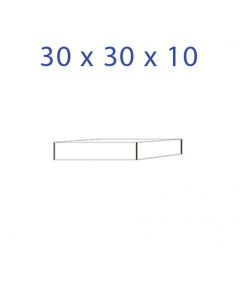 Acrylic Glass Base 30 x 30 x 10 mm.