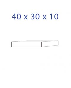 Acrylic Glass Base 40 x 30 x 10 mm.