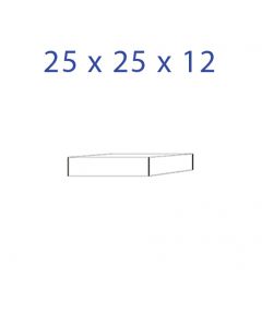 Acrylic glass base 25 x 25 x 12 mm.