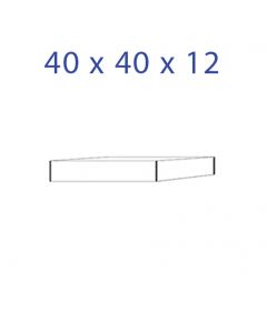 Acrylic glass base 40 x 40 x 12 mm.
