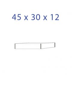 Acrylic glass base 45 x 30 x 12 mm.