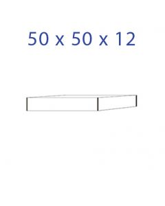 Acrylic glass base 50 x 50 x 12 mm.