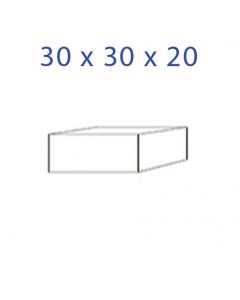 Acrylic Glass Base 30 x 30 x 20 mm.