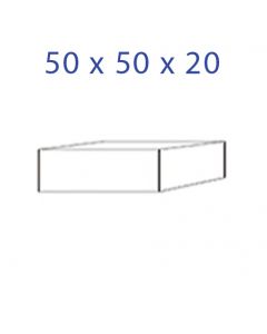 Acrylic Glass Base 50 x 50 x 20 mm.