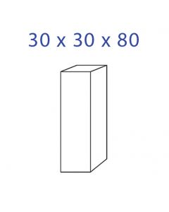 Acrylic Glass Column 30 x 30 x 80 mm.