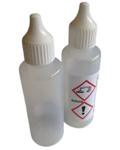 Hydrochloric acid fine drop bottle with screw cap