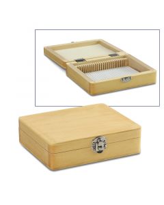 Wooden Microscope Slides Box for 25 Slides