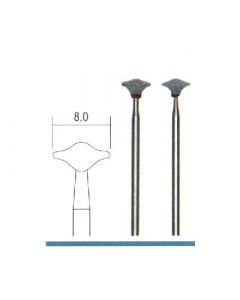 Silicium Carbide Grinding bits disc-shaped Ø 8,0 mm.