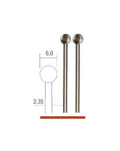 Milling Bits ball-shape Ø 6,0 mm.