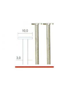 Milling bits steel Ø 10,0 mm.