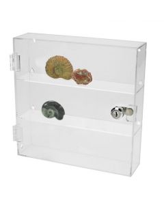 Display Case with Lock 24 x 24 x 6.5 cm.
