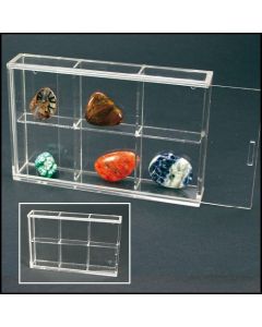 Display Case 180 x 115 x 45 mm. with 6 compartments