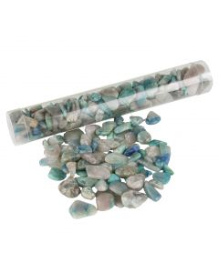 Tube with Chrysocolla Quartz